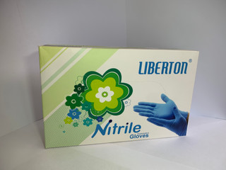 دستکش نیتریل LIBERTON سایز لارج