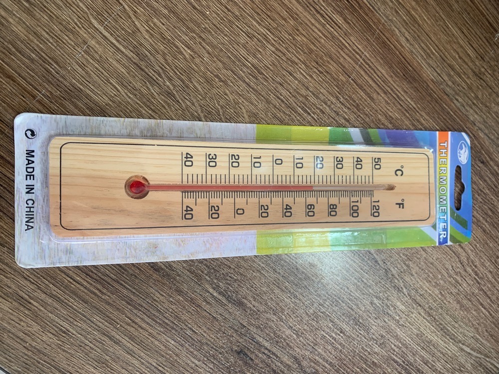 دما سنج جیوه ای چوبی
